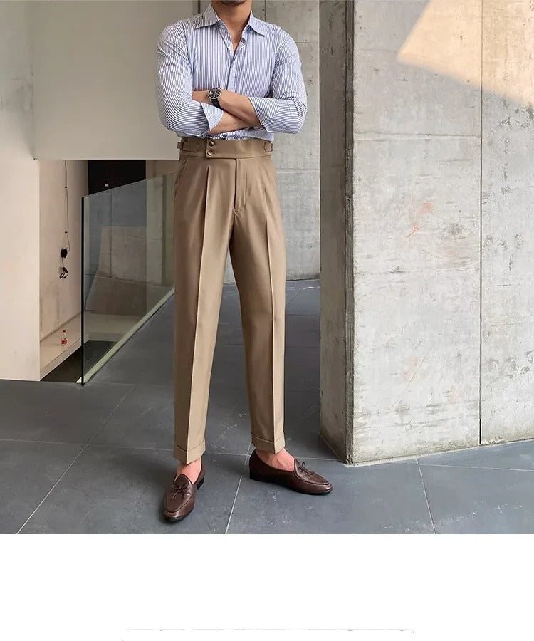 Signature Buttoned Gurkha Pants By Ellegance