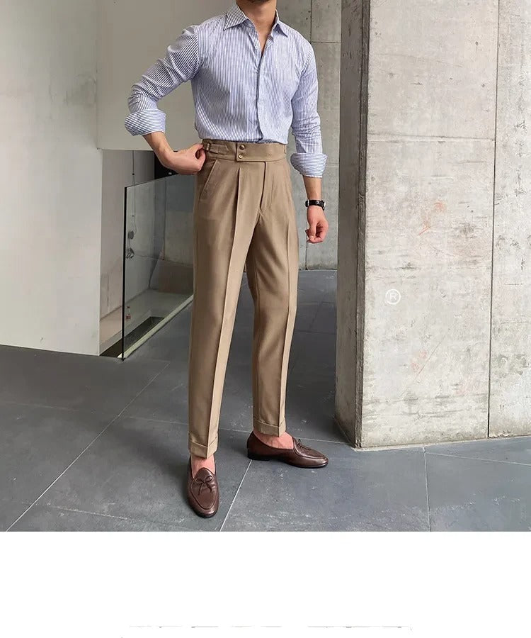 Signature Buttoned Gurkha Pants By Ellegance