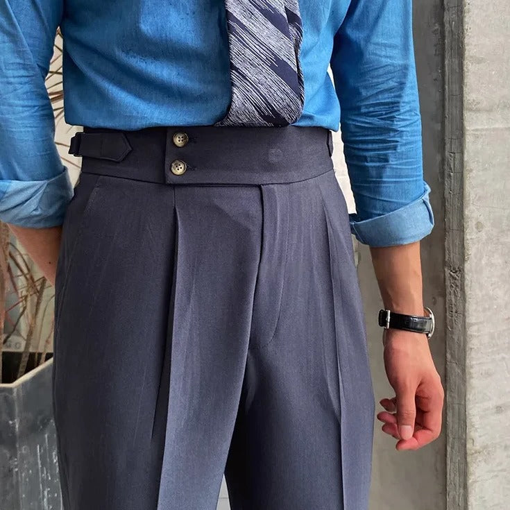 Signature Buttoned Gurkha Pants By Ellegance