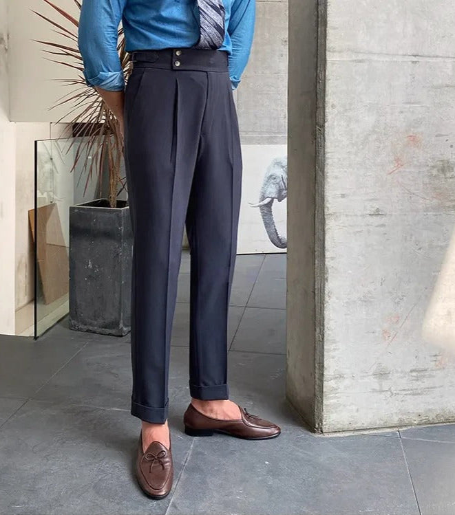 Signature Buttoned Gurkha Pants By Ellegance