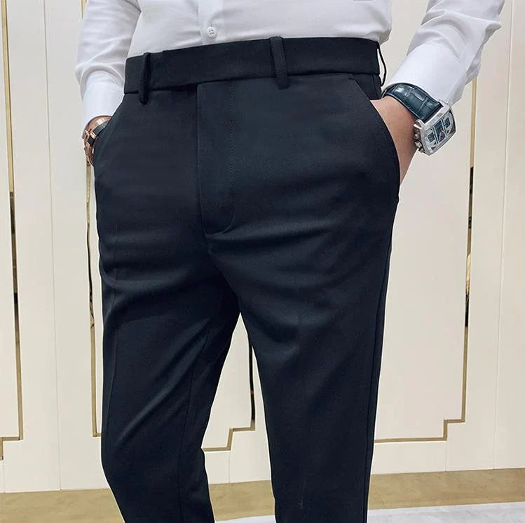Flexi Casual High Stretch Trousers by ELLEGANCE