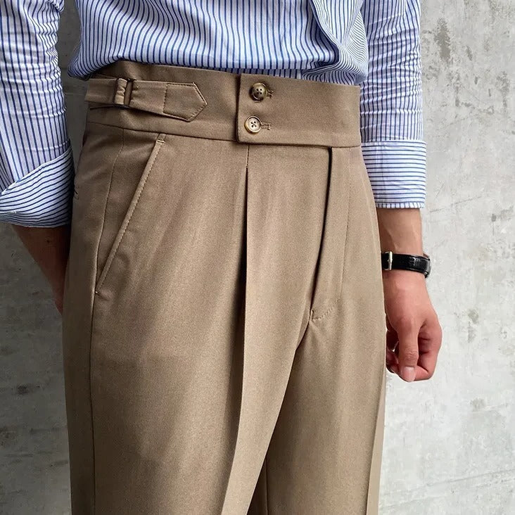 Signature Buttoned Gurkha Pants By Ellegance