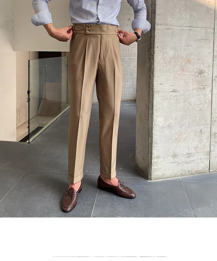 Signature Buttoned Gurkha Pants By Ellegance