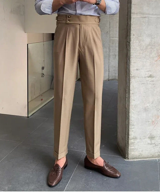 Signature Buttoned Gurkha Pants By Ellegance