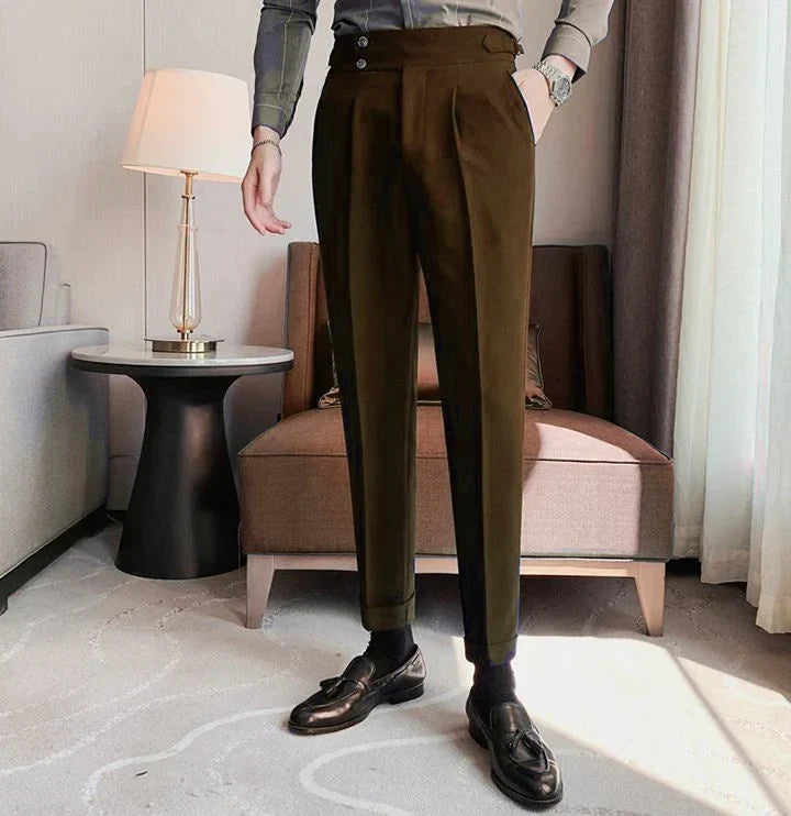 Signature Buttoned Gurkha Pants By Ellegance
