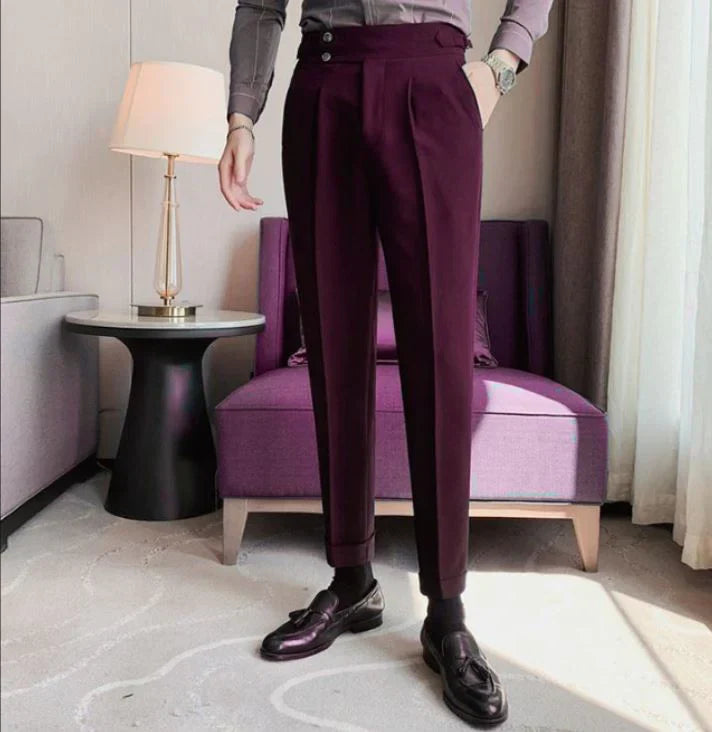Signature Buttoned Gurkha Pants By Ellegance